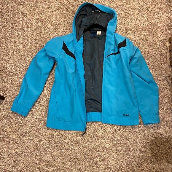 Reebok Jackets \u0026 Coats | Reebok Rain Jacket | Color: Blue | Size: M | Trillsammie's Closet